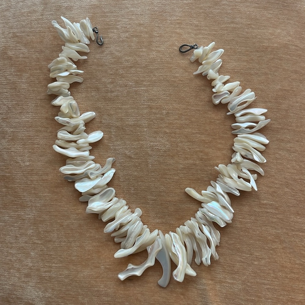 Elegant White Coral Necklace